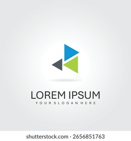 Diseño abstracto de un logotipo de negocios