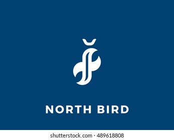 Abstract business logo design template, emblem template editable for your design.