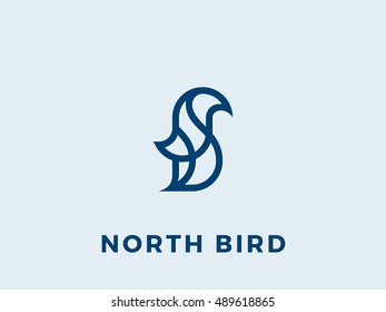 Abstract business logo design template, emblem template editable for your design.