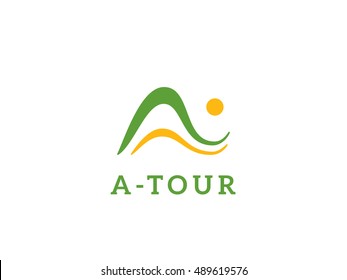 Abstract business logo design template, emblem template editable for your design.