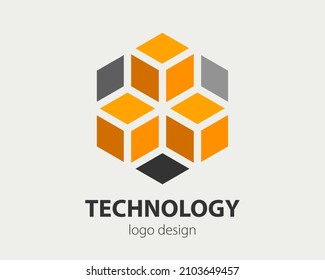 Resumen del diseño del logo comercial. Concepto de logotipo de empresa vectora. Signo corporativo de Haxogen para identidad de marca.