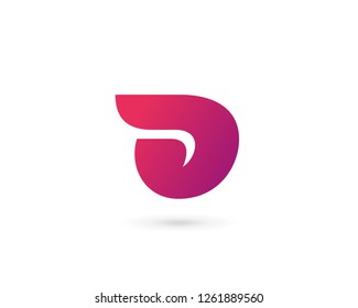 Abstract business logo icon design with letter O