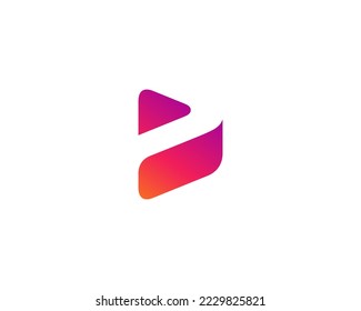 Abstract business logo icon design template with arrow