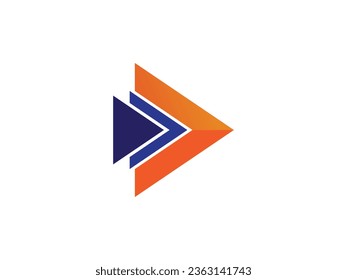 Abstract business logo icon design template with arrow. arrow vector logo