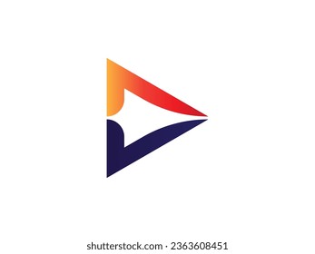 Abstract business logo icon design template with arrow. arrow logo design vector