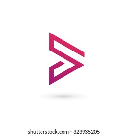 Abstract Business Logo Icon Design Template With Arrow
