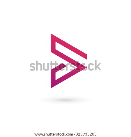 Abstract business logo icon design template with arrow
