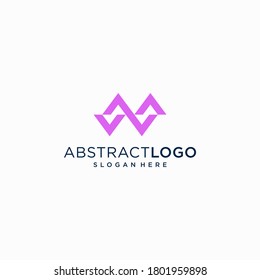 abstract business logo, icon vector design element, modern company logo.
