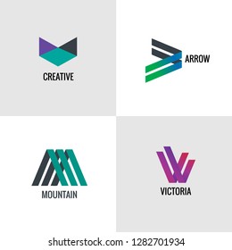 Abstract Business Logo Set