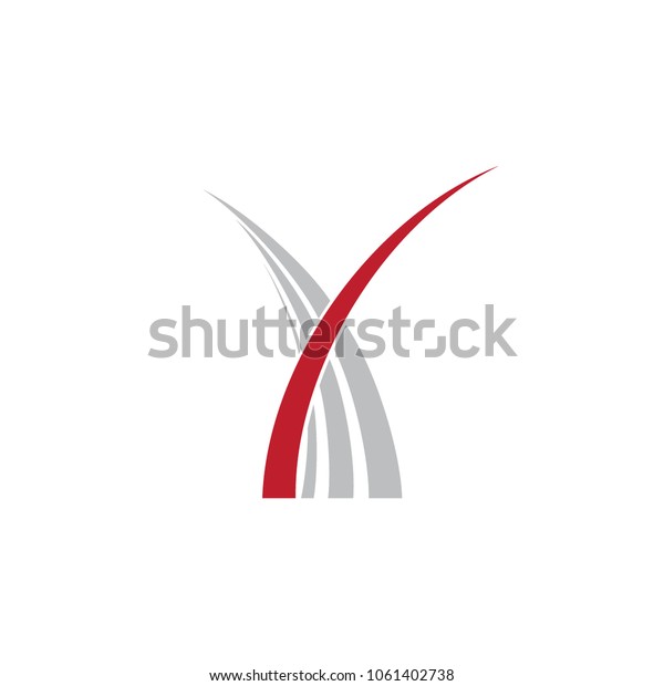 Abstract business logo vector. Design rice red and grey\
on white background. Design print for company identity and element.\
Set 2