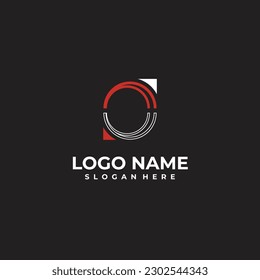 Abstract business logo vector. O letter modern simple and minimalistic logo template. Vector illustration. Elegant logo