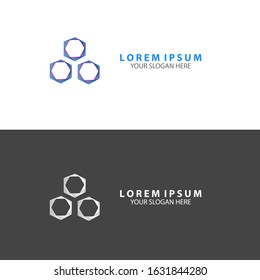  Abstract business logotype. Universal elegant vector sign design. symbol for corporate business identity.