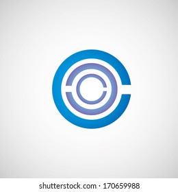 Abstract business modern shape on the grey background