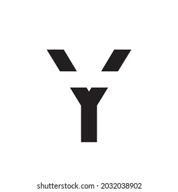 Abstract business modern typography logotype vector illustration graphic modern logo design letter y