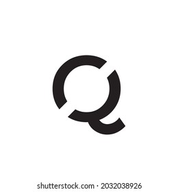 Abstract business modern typography logotype vector illustration graphic modern logo design letter q