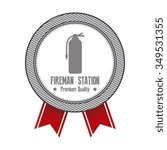 Abstract business object label on a white background