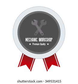 Abstract business object label on a white background
