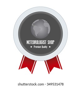 Abstract business object label on a white background