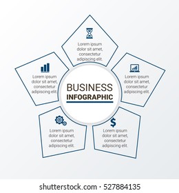 Abstract business options banner. Vector illustration. can be used for workflow layout, diagram, number options, step up options, web design, infographics.