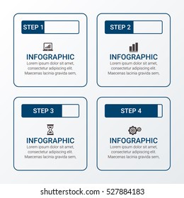 Abstract business options banner. Vector illustration. can be used for workflow layout, diagram, number options, step up options, web design, infographics.
