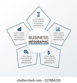 Abstract business options banner. Vector illustration. can be used for workflow layout, diagram, number options, step up options, web design, infographics.