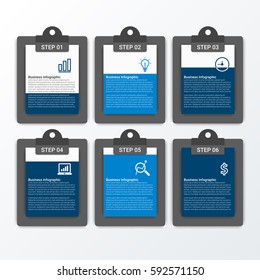 Abstract Business Options Infographic Template