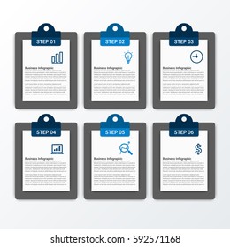 Abstract Business Options Infographic Template