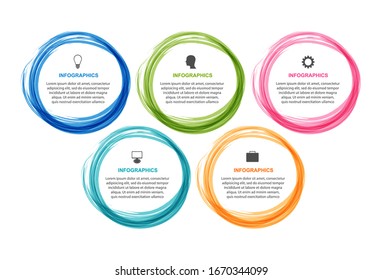 Abstract business options infographic. Vector illustration.