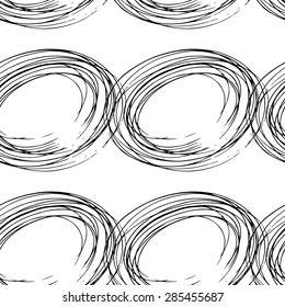 Abstract business pattern seamless.  Abstract black and white background.  Blots for your design. 