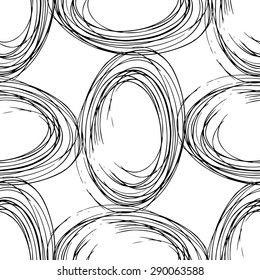 Abstract business pattern seamless.  Abstract black and white background.  Blots for your design. 