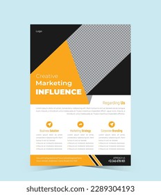 Abstract Business poster and flyer template design