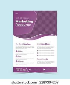 Resumen Diseño de póster comercial y plantilla de volante