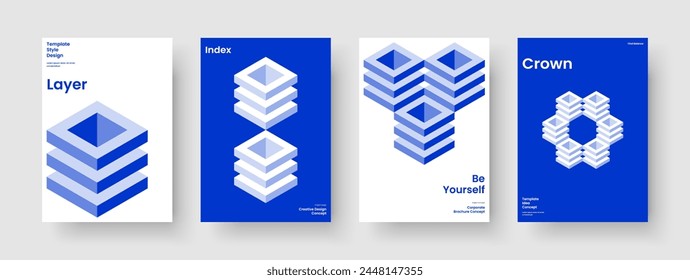 Abstract Business Presentation Design. Geometric Brochure Layout. Isolated Book Cover Template. Banner. Flyer. Background. Report. Poster. Pamphlet. Newsletter. Leaflet. Advertising. Portfolio