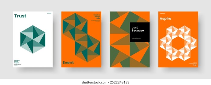 Abstract Business Presentation Design. Geometric Flyer Template. Modern Background Layout. Poster. Report. Banner. Book Cover. Brochure. Brand Identity. Catalog. Portfolio. Notebook. Journal