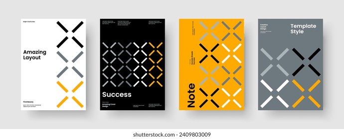 Resumen de diseño de presentación de negocios. Plantilla de volante aislada. Diseño de informe creativo. Portada del libro. Antecedentes. Cartel. Folleto. Cartel. Billete. Boletín informativo. Folleto. Cuaderno. Revista