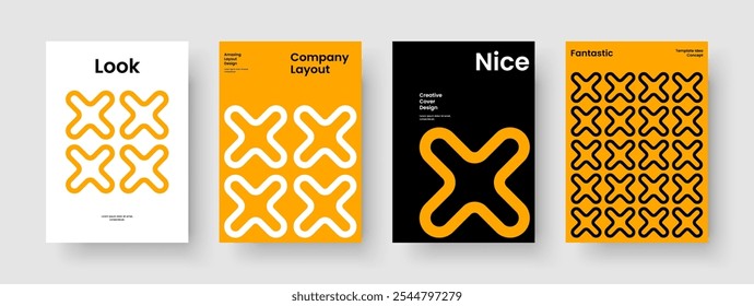 Diseño Abstractas de la presentación del negocio. Diseño de Reporte Creativo. Plantilla de folleto geométrico. Volante. Anuncio. Portada de libro. Cartel. Antecedentes. Publicidad. Manual. Diario. Panfleto. Revista