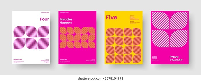 Abstract Business Presentation Layout. Creative Brochure Template. Geometric Background Design. Report. Banner. Book Cover. Flyer. Poster. Notebook. Advertising. Newsletter. Journal. Catalog