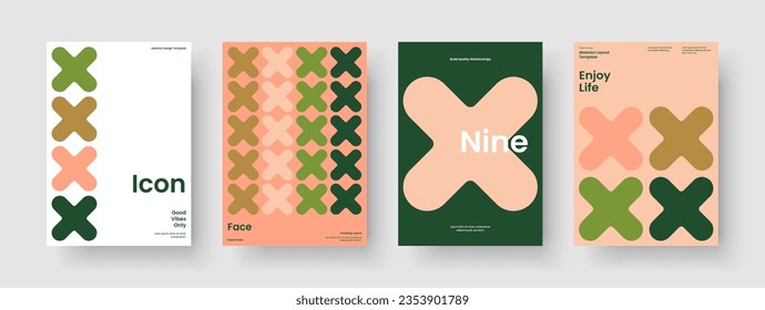 Abstract Business Presentation Layout. Geometric Report Design. Modern Brochure Template. Background. Banner. Poster. Book Cover. Flyer. Handbill. Magazine. Notebook. Pamphlet. Portfolio. Catalog