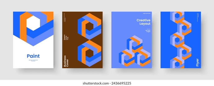 Abstraktes Layout der Geschäftspräsentation. Geometrische Bannervorlage. Modernes Hintergrunddesign. Buchumschlag. Poster. Broschüre. Flyer. Bericht. Notebook. Markenidentität. Werbung. Handzettel Katalog