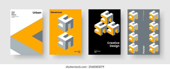 Abstract Business Presentation Layout. Geometric Poster Template. Modern Brochure Design. Flyer. Book Cover. Background. Banner. Report. Magazine. Advertising. Notebook. Handbill. Portfolio