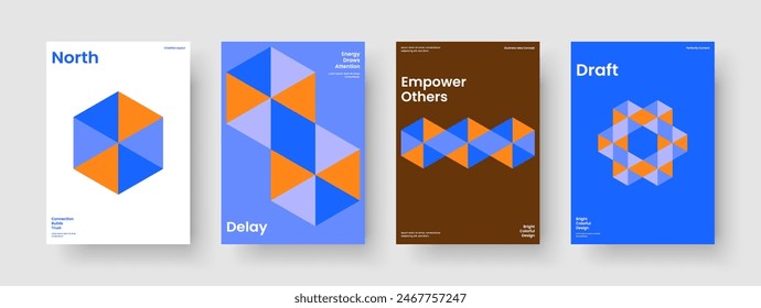 Abstract Business Presentation Layout. Isolated Banner Template. Geometric Poster Design. Book Cover. Background. Brochure. Report. Flyer. Journal. Portfolio. Catalog. Notebook. Leaflet. Pamphlet