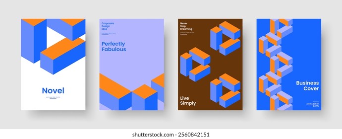 Abstract Business Presentation Layout. Isolated Book Cover Template. Creative Brochure Design. Poster. Background. Report. Flyer. Banner. Portfolio. Newsletter. Advertising. Handbill. Journal