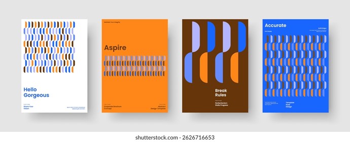 Abstraktes Layout für Geschäftspräsentationen. Isolierte Postervorlage. Kreatives Buchcover-Design. Bericht. Banner. Broschüre. Hintergrund. Flyer. Werbung. Portfolio. Newsletter. Notebook. Zeitschrift