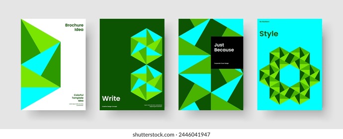 Plantilla de presentación empresarial Abstractas. Diseño de Anuncio geométrico. Diseño de fondo aislado. Portada del libro. Volante. Cartel. Folleto. Informe. Catálogo. Prospecto. Cuaderno. Handbill. Publicidad. Diario