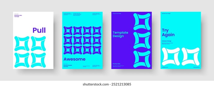 Modelo abstrato de apresentação de negócios. Layout De Plano De Fundo Isolado. Design de cartaz geométrico. Faixa. Capa de Livro. Relatório. Panfleto. Brochura. Publicidade. Folheto informativo. Diário. Carteira. Bloco de Anotações