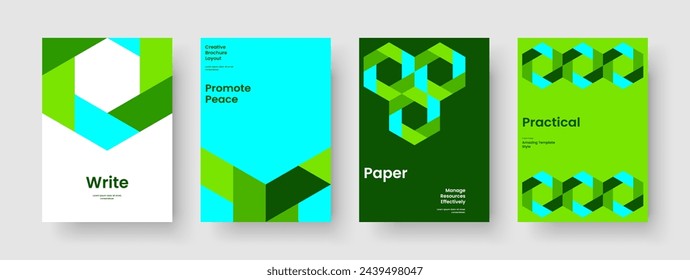 Plantilla de presentación empresarial abstracta. Diseño de portada de libro moderno. Diseño de informe aislado. Cartel. Pancarta. Folleto. Antecedentes. Volante. Boletín informativo. Prospecto. Cartera. Publicidad. Revista