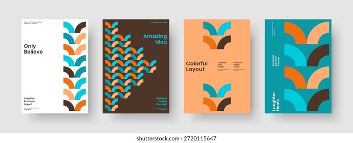 Plantilla Abstractas de presentación empresarial. Diseño de informe moderno. Diseño de volante aislado. Anuncio. Cartel. Portada de libro. Folleto. Antecedentes. Manual. Boletín informativo. Identidad de marca. Cartera. Panfleto