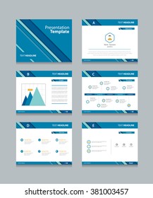 abstract  business presentation template slides background  .info graphic.material design style. corporate layout template .cover and banner design.blue color