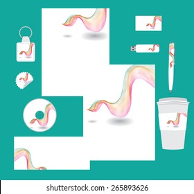 Abstract Business Promotion Kit. EPS10 vector royalty free stock illustration for ad, promotion, poster, flier, blog, article, ad, marketing,  brochure, signage, giveaways