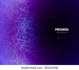 Abstract business science or technology background. Web design. Vector illustration.